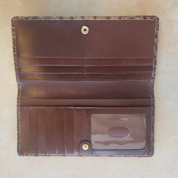 BRAHMIN GENUINE LEATHER SADDLE PARK WALLET - NEW without Tag - Picture 3 of 3